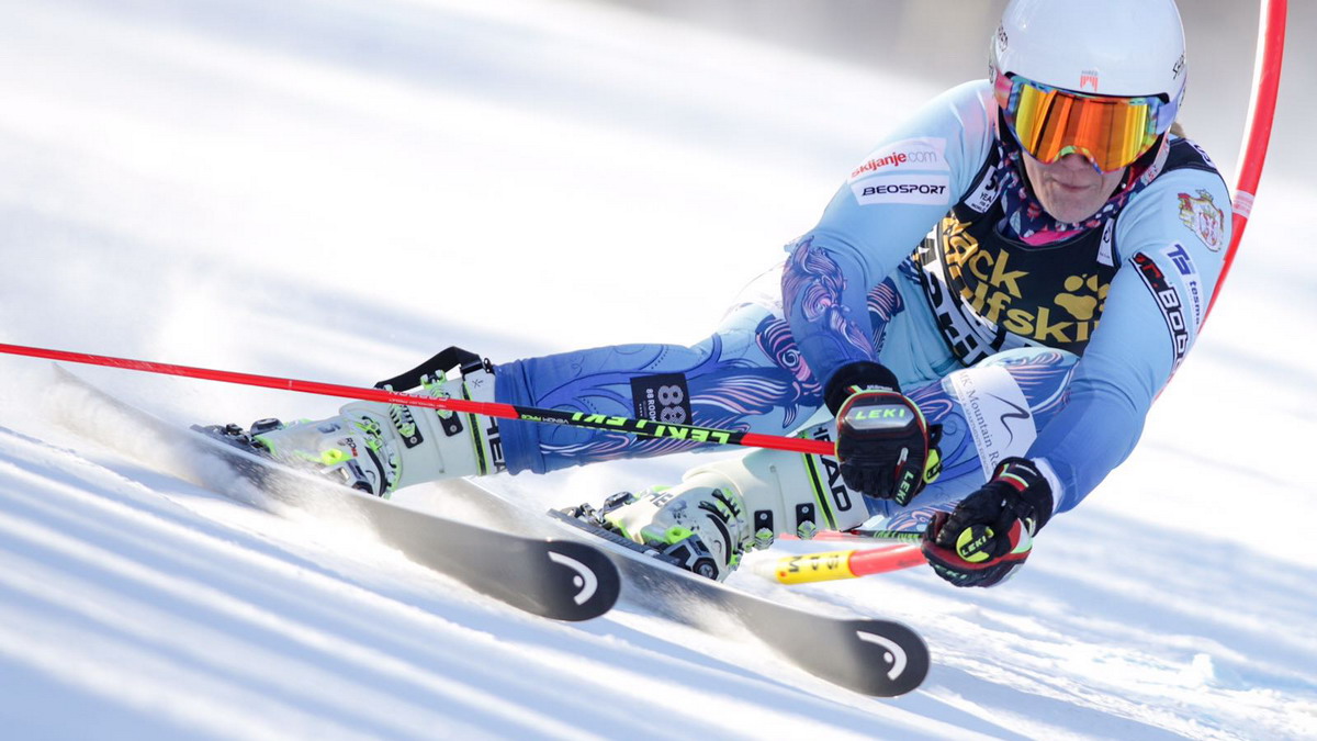 Nevena Ignjatovic na ski stazi "Crni vrh"
